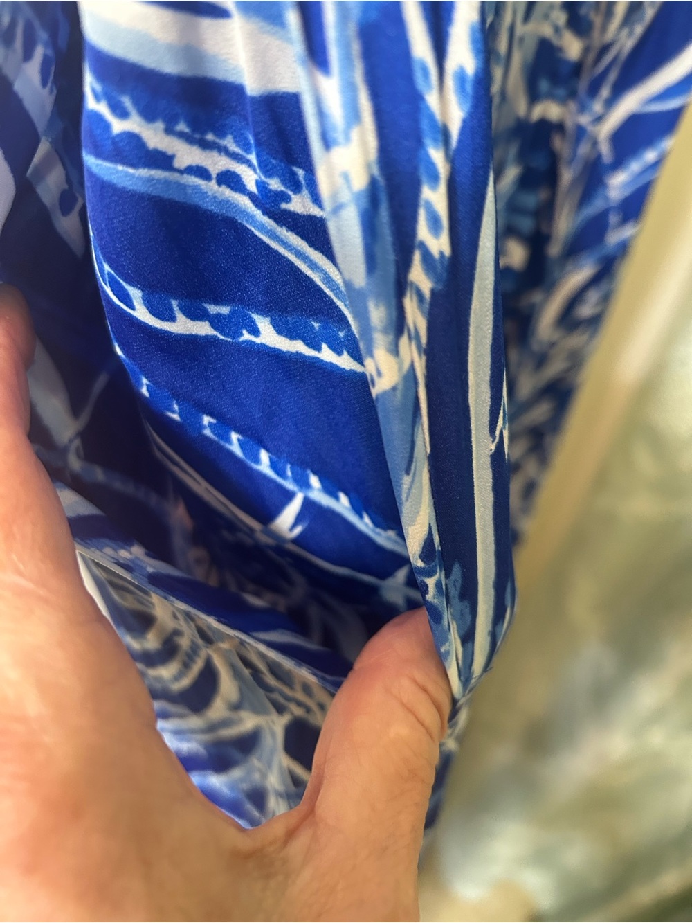 Lilly Pulitzer Dusk Jumpsuit Blue & white Size Small. PTP 18 Gorgeous Blue 💕 - Picture 5 of 7